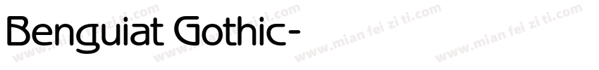 Benguiat Gothic字体转换
